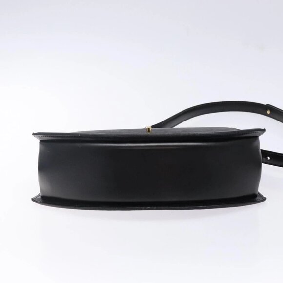 LOUIS VUITTON Epi Tilsitt Shoulder Bag Black M52482 LV Auth BA5230 - Picture 7 of 16